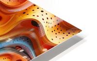 Abstract Wave HD Metal print
