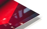 Red Abstract Geometric HD Metal print