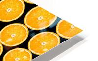 Orange Fruit Pattern HD Metal print
