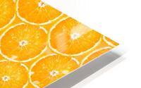 Orange Fruit Juicy Pattern HD Metal print