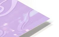 Lavender Liquid Marble HD Metal print