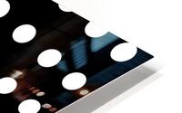 Monochrome Circle Dots HD Metal print