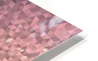 Pink Modern Geometric Pattern HD Metal print