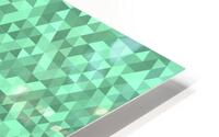 Green Glitter Pattern HD Metal print