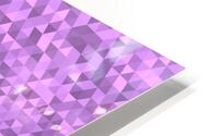 Purple Glitter Pattern HD Metal print