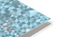 Blue Glitter Pattern HD Metal print