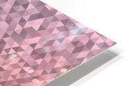 Baby Pink Glitter Pattern HD Metal print