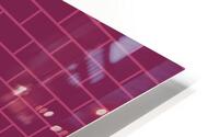 Magenta Pink Brick Pattern HD Metal print
