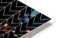 Black Chevron Pattern HD Metal print