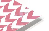 Pink Chevron Pattern Impression metal HD