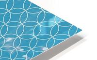 Blue Circle Pattern HD Metal print