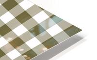 Brown Plaid Patten HD Metal print