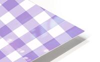 Purple Plaid Pattern HD Metal print