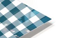Greenish Blue Plaid Pattern HD Metal print