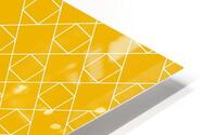 Yellow Diamonds Pattern  HD Metal print