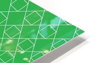 Green Diamonds Pattern  HD Metal print