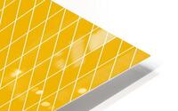 Lemon Checkers Pattern HD Metal print