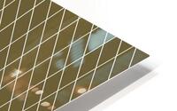 Military Green Checkers Pattern HD Metal print