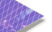 Eggplant Check Pattern HD Metal print