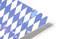 Blue Checkers Pattern HD Metal print