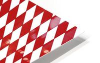 Red Checkers Pattern Impression metal HD