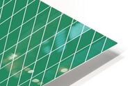  Dark Green Checkers Pattern HD Metal print