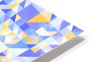 Triangle Mid Dots Pattern HD Metal print