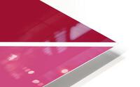 Jester Red and Pink Abstract HD Metal print