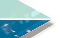 Mint and Ocean Abstract HD Metal print