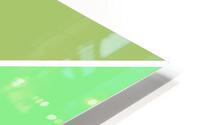 Olive and Mint Abstract HD Metal print