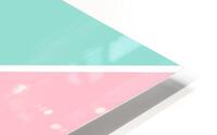 Robin and Bubblegum Abstract HD Metal print