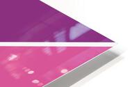Raspberry and Pink Abstract HD Metal print