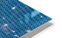 Blue Glossy Glitter HD Metal print