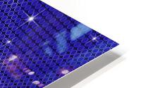 Violet Glossy Glitter HD Metal print
