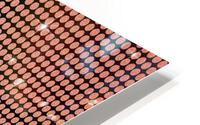 Orange Shiny Glitter HD Metal print