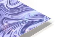 Lavender Liquid Marble HD Metal print