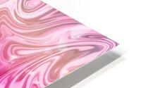 Rainbow Liquid Marble HD Metal print