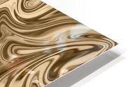 Tan Liquid Marble HD Metal print