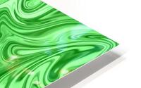 Green Liquid Marble HD Metal print