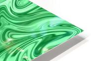 Emerald Liquid Marble HD Metal print