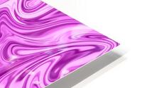 Purple Liquid Marble HD Metal print