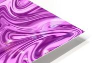 Violet Liquid Marble HD Metal print