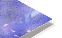 Blue Metallic Foil HD Metal print