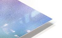 Rainbow Metallic Foil HD Metal print