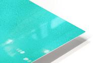 Turquoise Metallic Foil HD Metal print