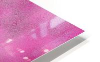 Deep Pink Metallic Foil HD Metal print