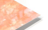Orange and Pink HD Metal print