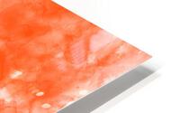 Orange Red HD Metal print