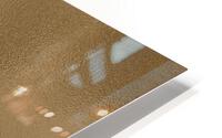 Tan Glass HD Metal print