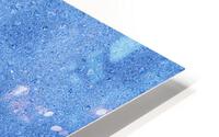 Blue Glitter HD Metal print
